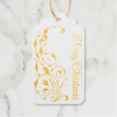 ヴィンテージビクトリアンのクリスマス ギフトタグ (正面)