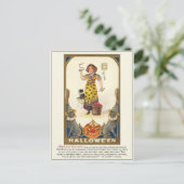 ヴィンテージビクトリアンのハロウィーンの伝統 ポストカード (スタンド正面)