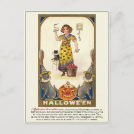 ヴィンテージビクトリアンのハロウィーンの伝統 ポストカード