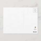 ヴィンテージビクトリアンの人形はがき ポストカード (裏面)