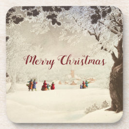 ヴィンテージビクトリアンの冬場 コースター