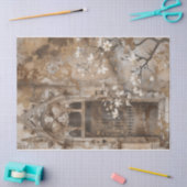 ヴィンテージビクトリアンの切り離し 薄葉紙 (クラフト)