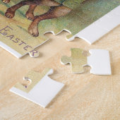 ヴィンテージビクトリアンの復活祭の願い ジグソーパズル (側面)