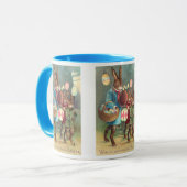 ヴィンテージビクトリアンの復活祭の願い マグカップ (正面左)