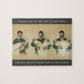 ヴィンテージビクトリアンの父の日、三つ子だ！ ジグソーパズル (横)