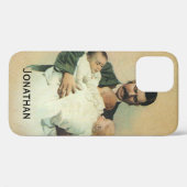 ヴィンテージビクトリアンの父の日、三つ子だ！ Case-Mate iPhoneケース (裏面 (横))