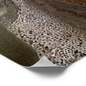 ヴィンテージビクトリアンの花束を持つバラ ポスター (角)