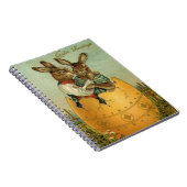 ヴィンテージビクトリアンの金ゴールド卵の復活祭 ノートブック (右側)