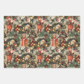 ヴィンテージビクトリアンの金貨 ラッピングペーパーシート (正面)