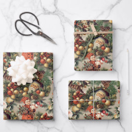 ヴィンテージビクトリアンの金貨 ラッピングペーパーシート