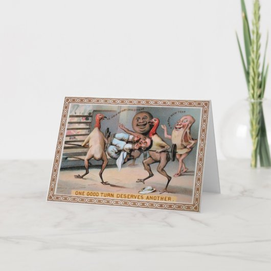 ヴィンテージビクトリアンの食べ物 シーズンカード (正面)