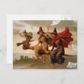 ヴィンテージビクトリアンの魔女 ポストカード (正面/裏面)