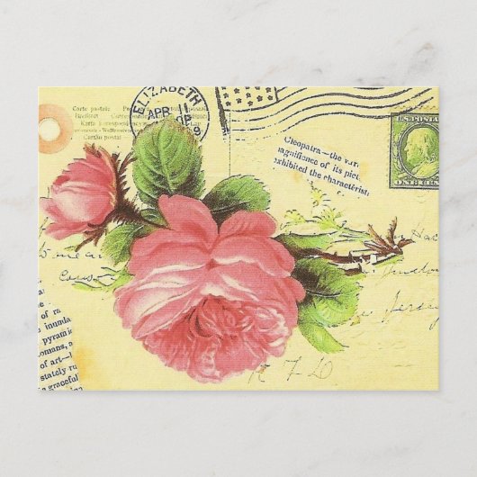 ヴィンテージビクトリアンはがき ポストカード (正面)