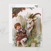 ヴィンテージビクトリアンはがき ポストカード (正面/裏面)