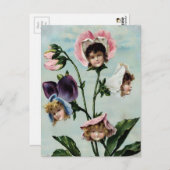 ヴィンテージビクトリアンはがき ポストカード (正面/裏面)