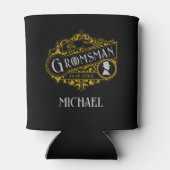 ヴィンテージビクトリアンアエレガントートブラックグローモンズギフト 缶クーラー (裏面)