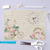 ヴィンテージビクトリアンアンティークバイククロック切り離し 薄葉紙 (クラフト)