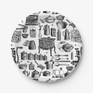 ヴィンテージビクトリアンアンティーク調理器具トイル ペーパープレート