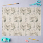 ヴィンテージビクトリアンアーティストコラージュ 薄葉紙 (クラフト)