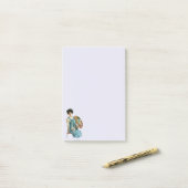 ヴィンテージビクトリアンアーティストレディーペインタパレット ポストイット (デスク上)