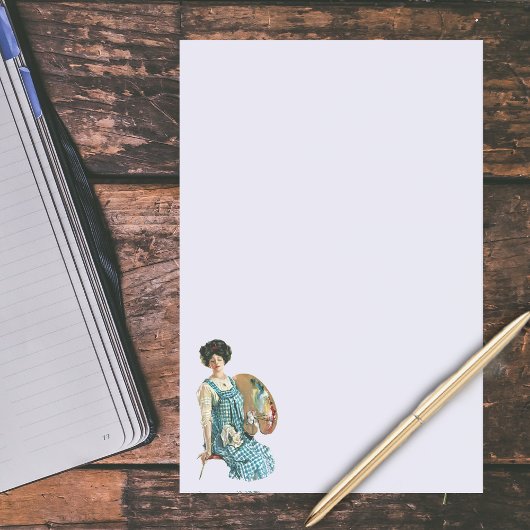 ヴィンテージビクトリアンアーティストレディーペインタパレット ポストイット