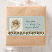 ヴィンテージビクトリアンアート住所 シールシール ラベル (インサイチュ)