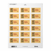 ヴィンテージビクトリアンアート住所 シールシール ラベル (フルシート)