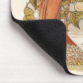 ヴィンテージビクトリアンアート、バラバイウォルター・クレーン マウスパッド (コーナー)