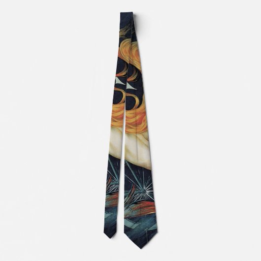 ヴィンテージビクトリアンアールヌーボー、グラディエーター・サイクル ネクタイ (裏面)