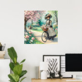 ヴィンテージビクトリアンイングリッシュレディ ポスター (ホームオフィス)