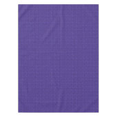 ヴィンテージビクトリアンインディゴダマスクペイズリーフローラ テーブルクロス (正面)