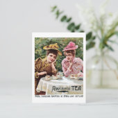 ヴィンテージビクトリアンインドとセイロン茶 ポストカード (スタンド正面)