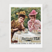 ヴィンテージビクトリアンインドとセイロン茶 ポストカード (正面)