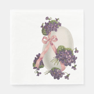 ヴィンテージビクトリアンイースターエッグ紙 スタンダードランチョンナプキン