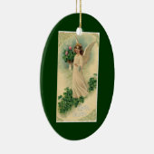 ヴィンテージビクトリアンイースターエンジェルと花 セラミックオーナメント (右)
