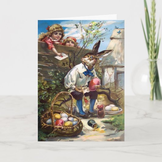 ヴィンテージビクトリアンイースターカード シーズンカード (正面)