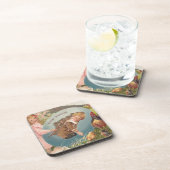 ヴィンテージビクトリアンイースターガール&ボーイ コースター (右側)