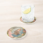 ヴィンテージビクトリアンイースターガール&ボーイ コースター (側面)