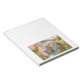 ヴィンテージビクトリアンイースターガール&ボーイ ノートパッド (アングル)