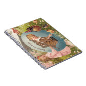 ヴィンテージビクトリアンイースターガール&ボーイ ノートブック (右側)