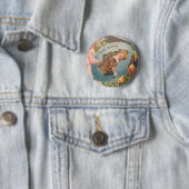 ヴィンテージビクトリアンイースターガール&ボーイ 缶バッジ (インサイチュ)