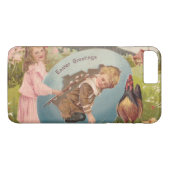 ヴィンテージビクトリアンイースターガール&ボーイ Case-Mate iPhoneケース (裏面(横))