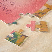 ヴィンテージビクトリアンイースターグリーティングツブンニーキス ジグソーパズル (側面)