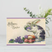 ヴィンテージビクトリアンイースターバニーとイースターエッグ シーズンカード (スタンド正面)