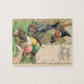 ヴィンテージビクトリアンイースター挨拶と格言 ジグソーパズル (横)