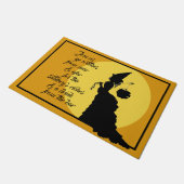 ヴィンテージビクトリアンウィッチシルエットオープンハウス ドアマット (アングル)