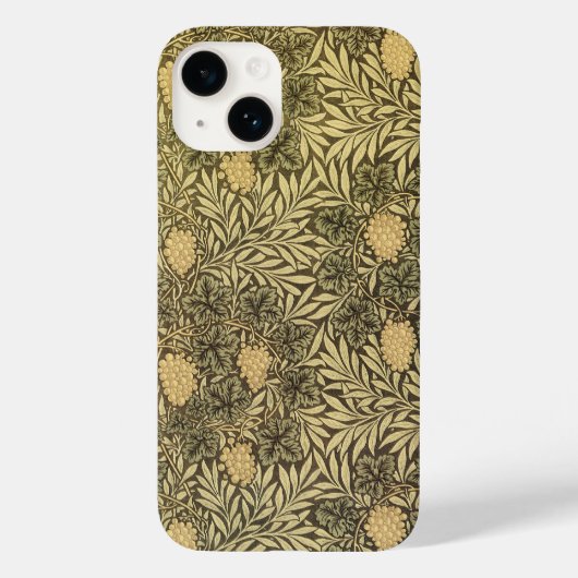 ヴィンテージビクトリアンウィリアムモリスブドウつる植物 Case-Mate iPhoneケース (裏面)