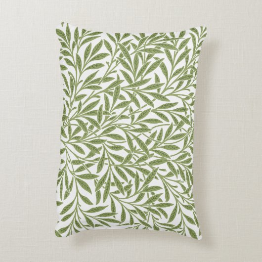 ヴィンテージビクトリアンウィロー離れズby William Morris アクセントクッション (裏面(縦))