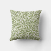 ヴィンテージビクトリアンウィロー離れズby William Morris クッション (裏面)