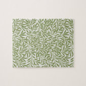 ヴィンテージビクトリアンウィロー離れズby William Morris ジグソーパズル (横)